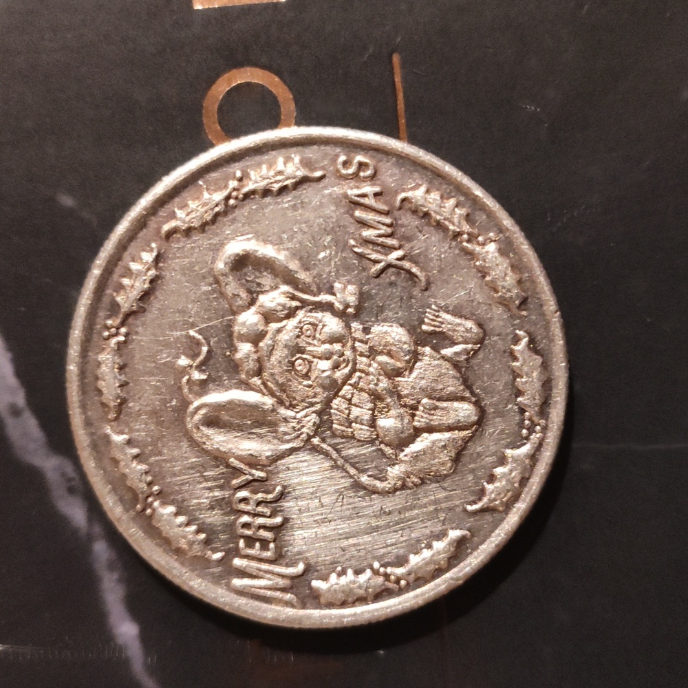 Vintage.999 Fine Silver Coin Holiday gift or as memorabilia.